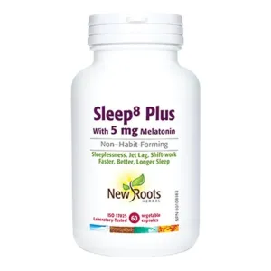 New Roots Sleep 8 Plus 60 Veg Capsules