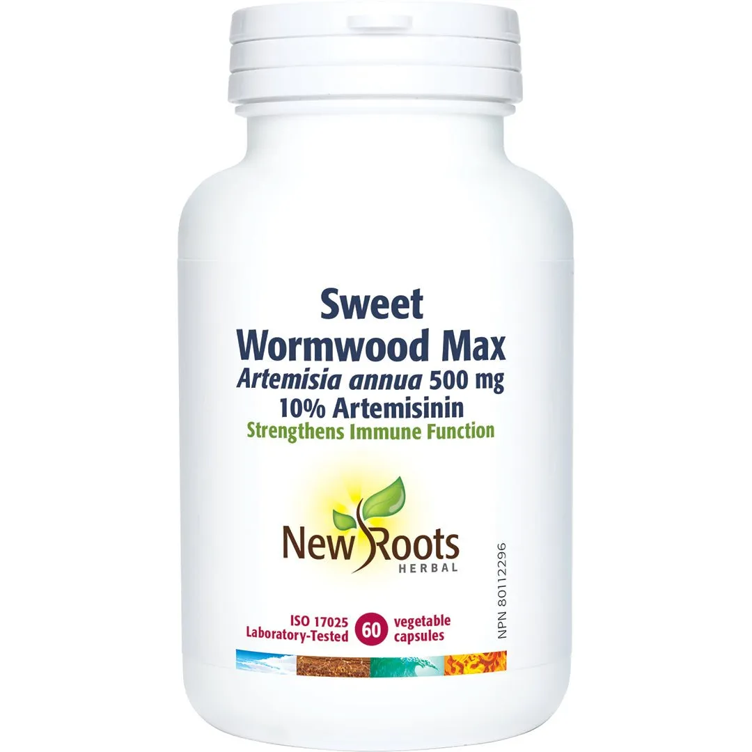 New Roots Sweet Wormwood Max Artemisia annua 500 mg 60 Veg Caps