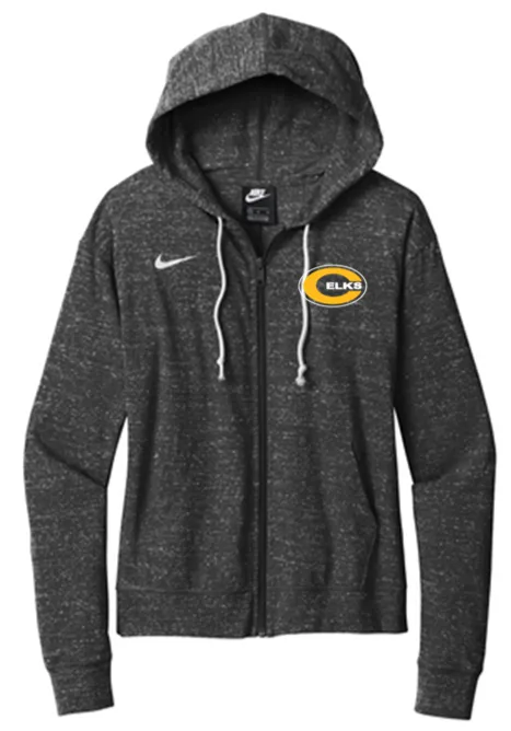 Nike Ladies Gym Vintage Full-Zip Hoodie - PVS24