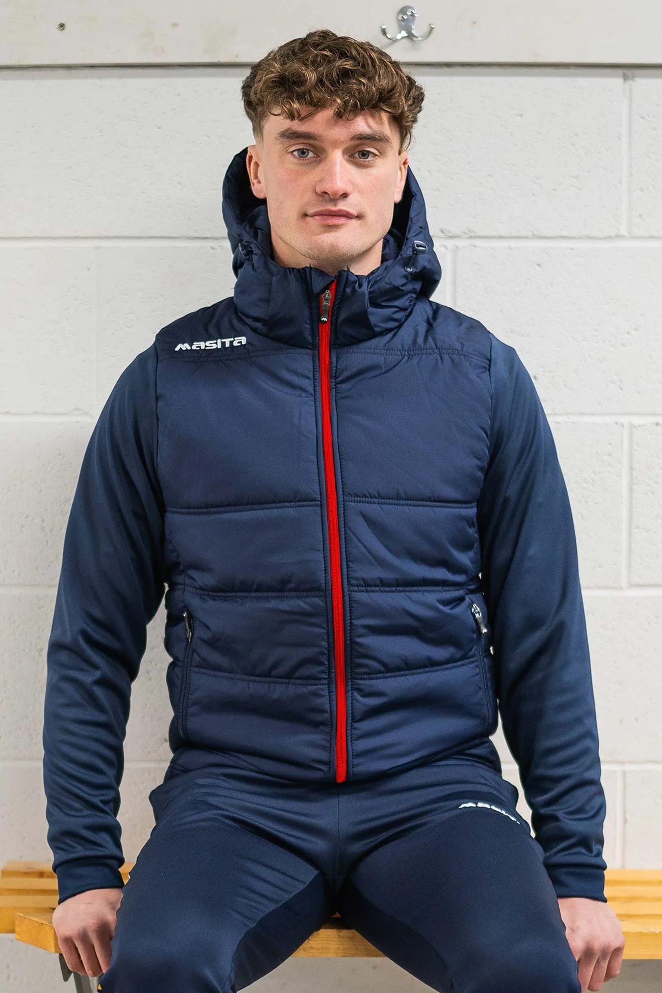 Nova Padded Jacket Navy/Red