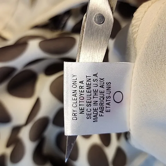 NWT Milly of New York 100% Silk Polka Dot Fit n Flare Dress Size 4