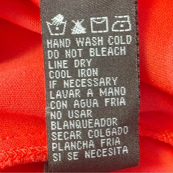 NWT Scarlett Formal Tangerine Orange Ruched Sheath Dress 12