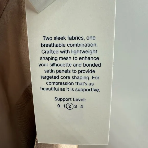 NWT Spanx Cafe Au Lait Satin-X Open Bust Cami