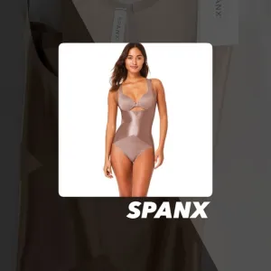 NWT Spanx Cafe Au Lait Satin-X Open Bust Cami