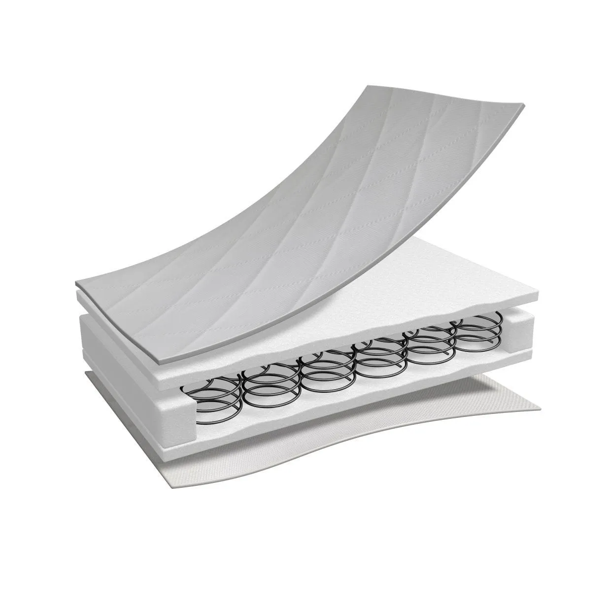 Obaby Sprung Cot Bed Mattress 140 X 70cm (10cm)