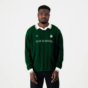 Old School Football LS Knit-OS Green