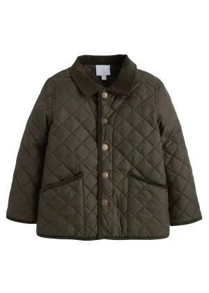 Olive Classic Quilted Jacket