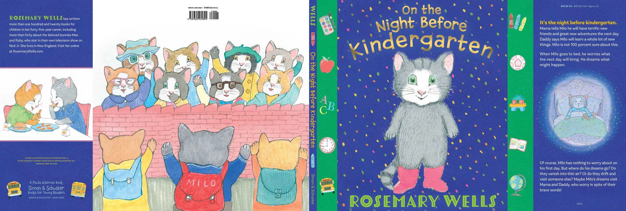 On the Night Before Kindergarten by Rosemary  Wells