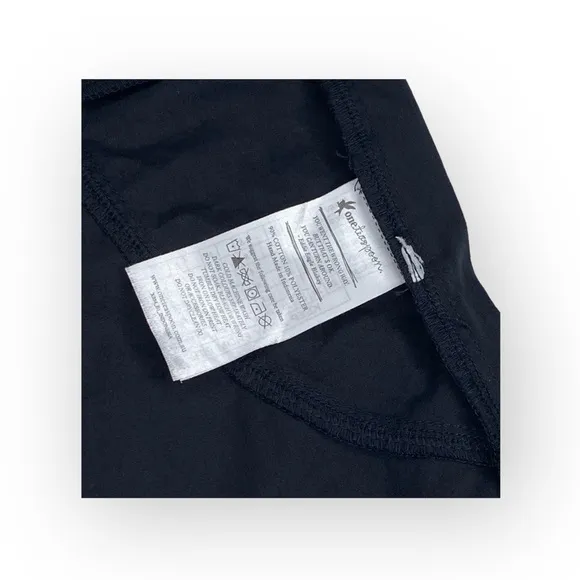 One Teaspoon ✌︎︎ High Waist Exposed Zip Front Lightweight Shorts ✌︎︎ Black XXS