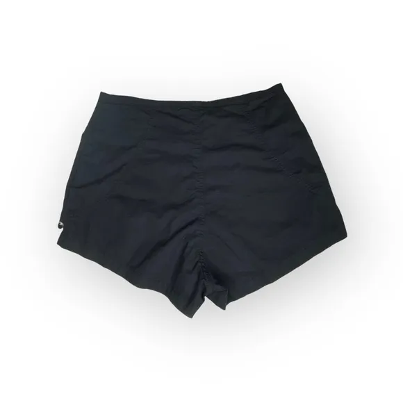 One Teaspoon ✌︎︎ High Waist Exposed Zip Front Lightweight Shorts ✌︎︎ Black XXS