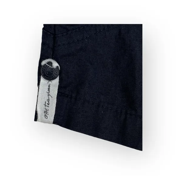 One Teaspoon ✌︎︎ High Waist Exposed Zip Front Lightweight Shorts ✌︎︎ Black XXS