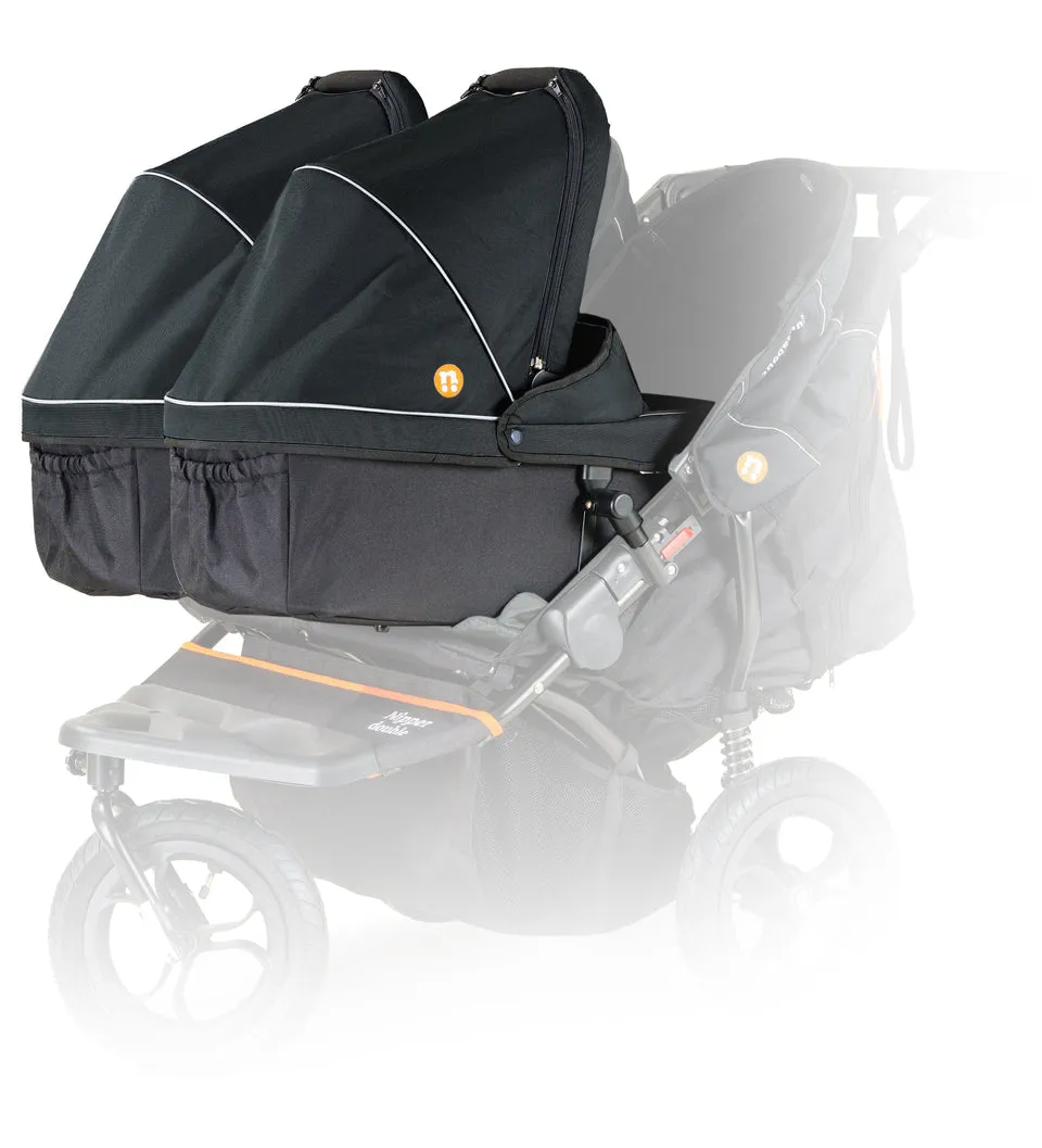 Out n About Nipper Double Carrycot - Summit Black