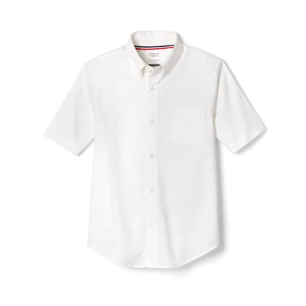 Oxford Shirt, Boys White S/S