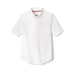 Oxford Shirt, Boys White S/S