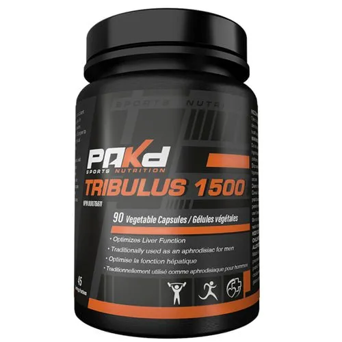 Pakd Sports Nutrition Tribulus 1500, 90 Capsules