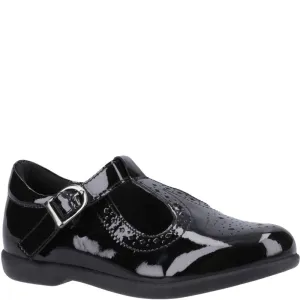 Patent Black Britney Junior School Shoes