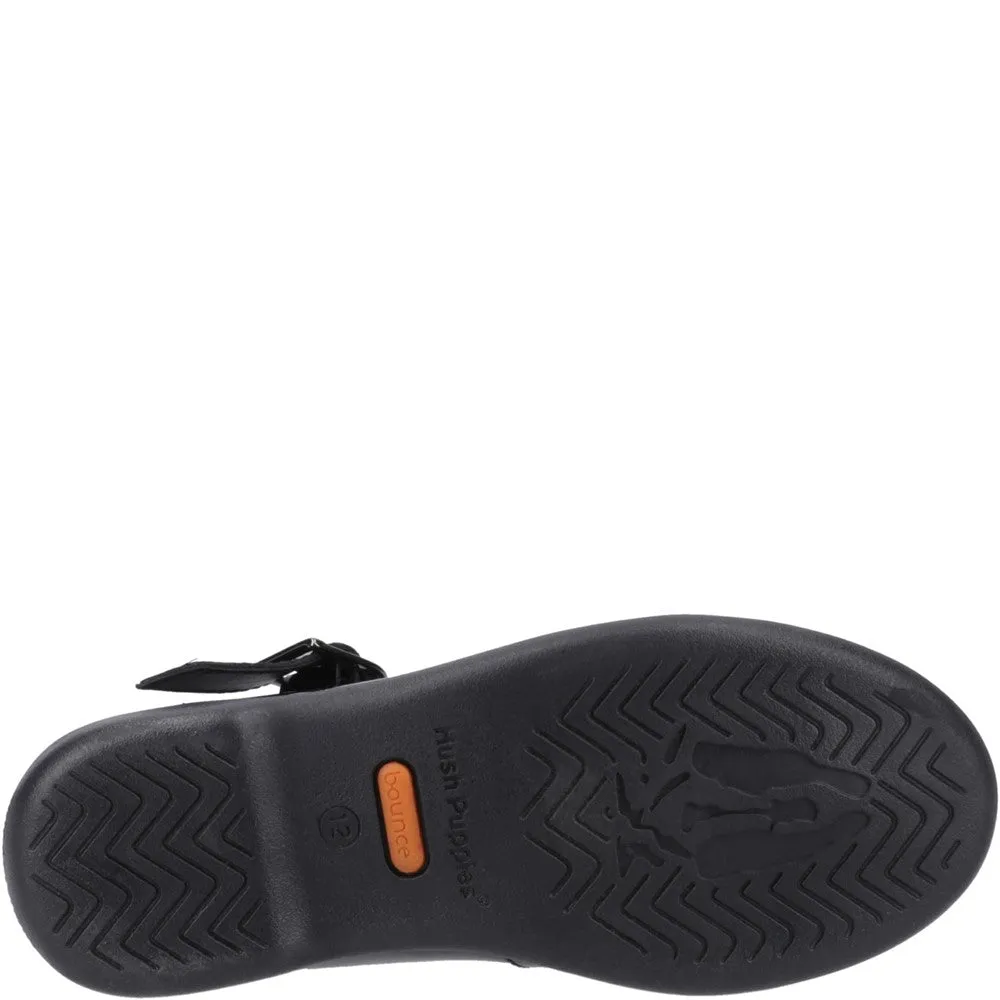 Patent Black Britney Junior School Shoes