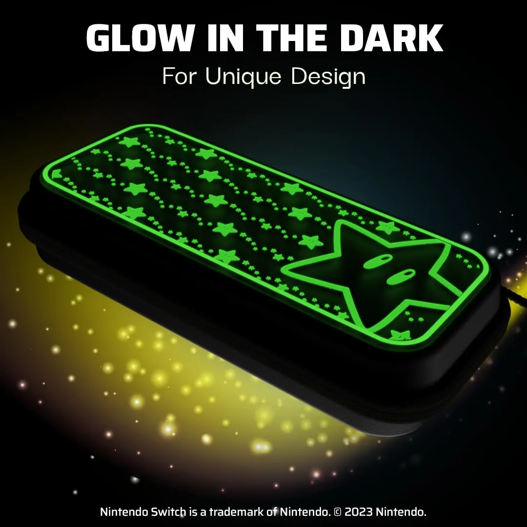 PDP Mario Super Star (Glow in the Dark) Nintendo Switch Travel Case