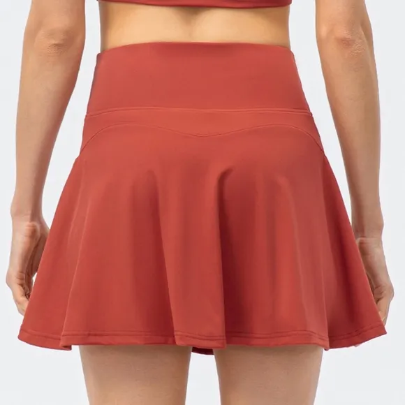 Peak Performance Active Skirt - Deep Rust Red