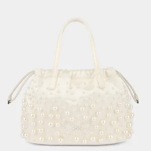 Pearl Bead Drawstring Pouch