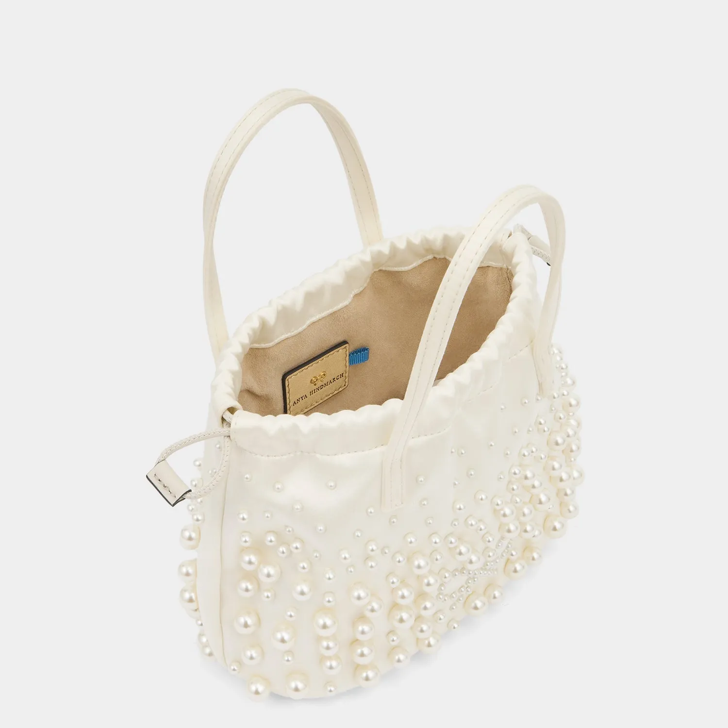 Pearl Bead Drawstring Pouch