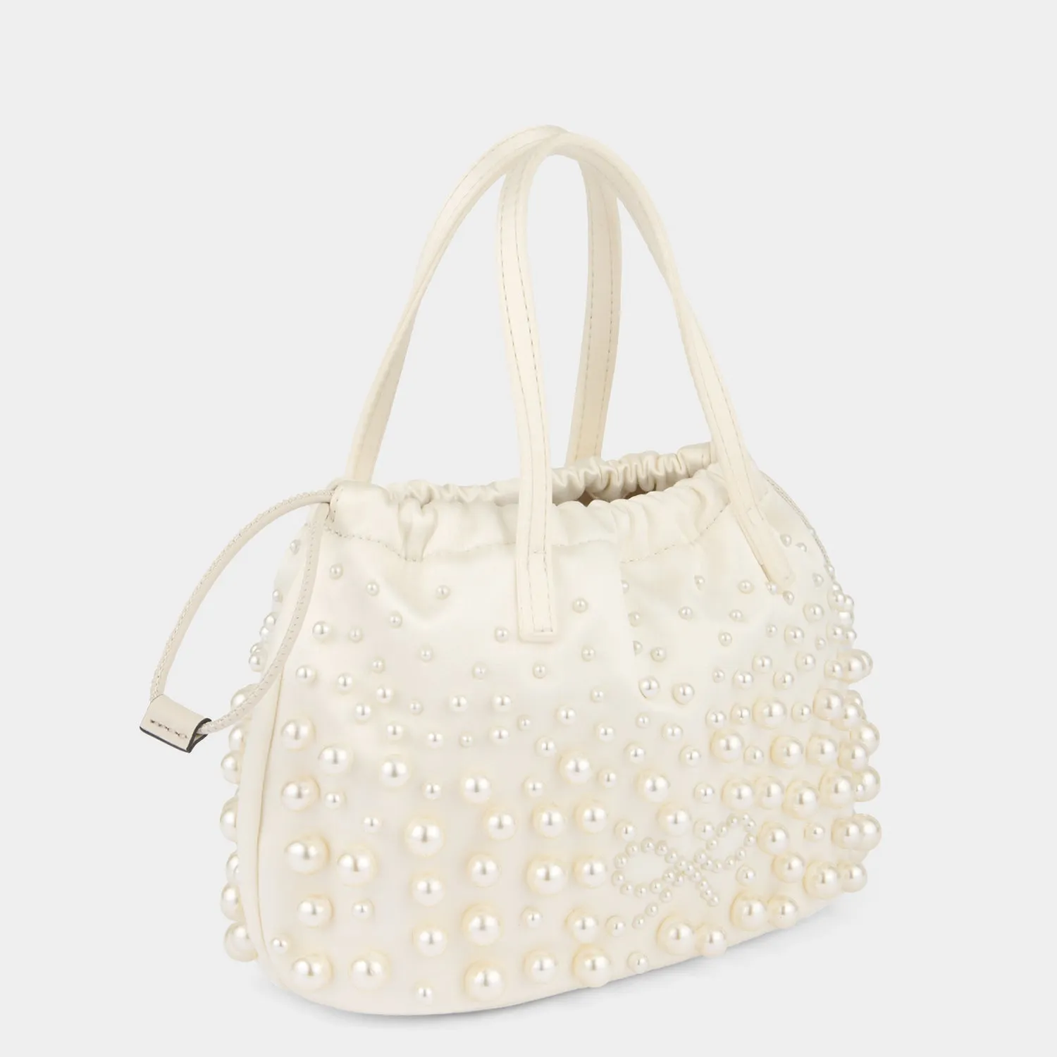 Pearl Bead Drawstring Pouch