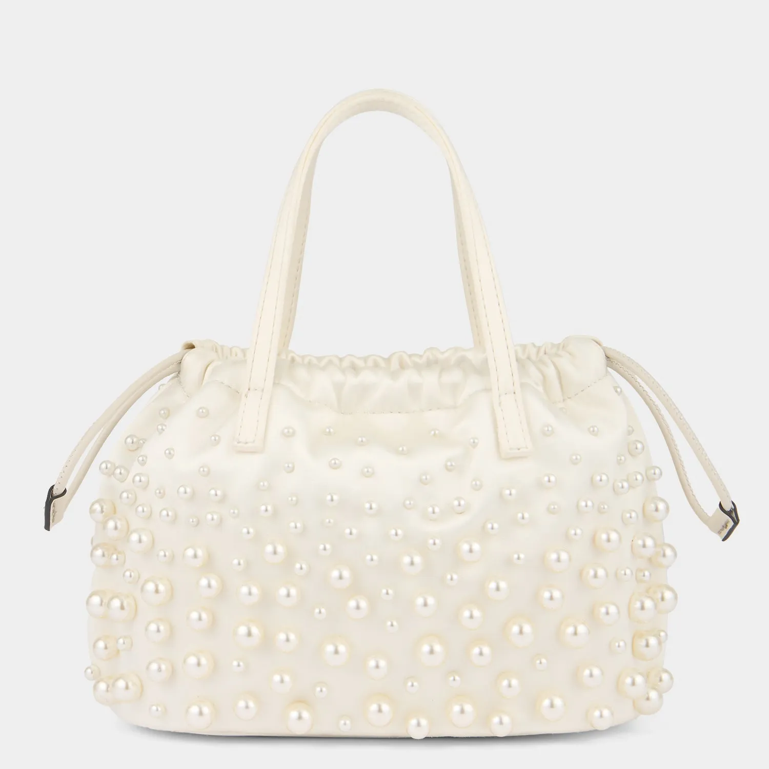 Pearl Bead Drawstring Pouch