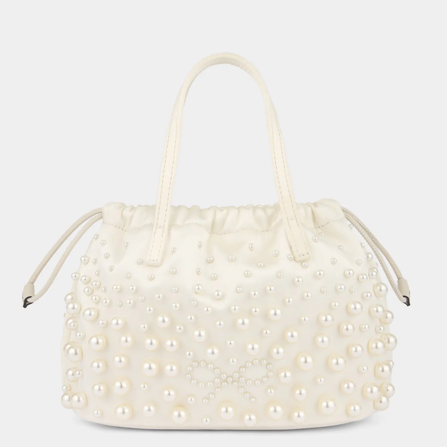 Pearl Bead Drawstring Pouch