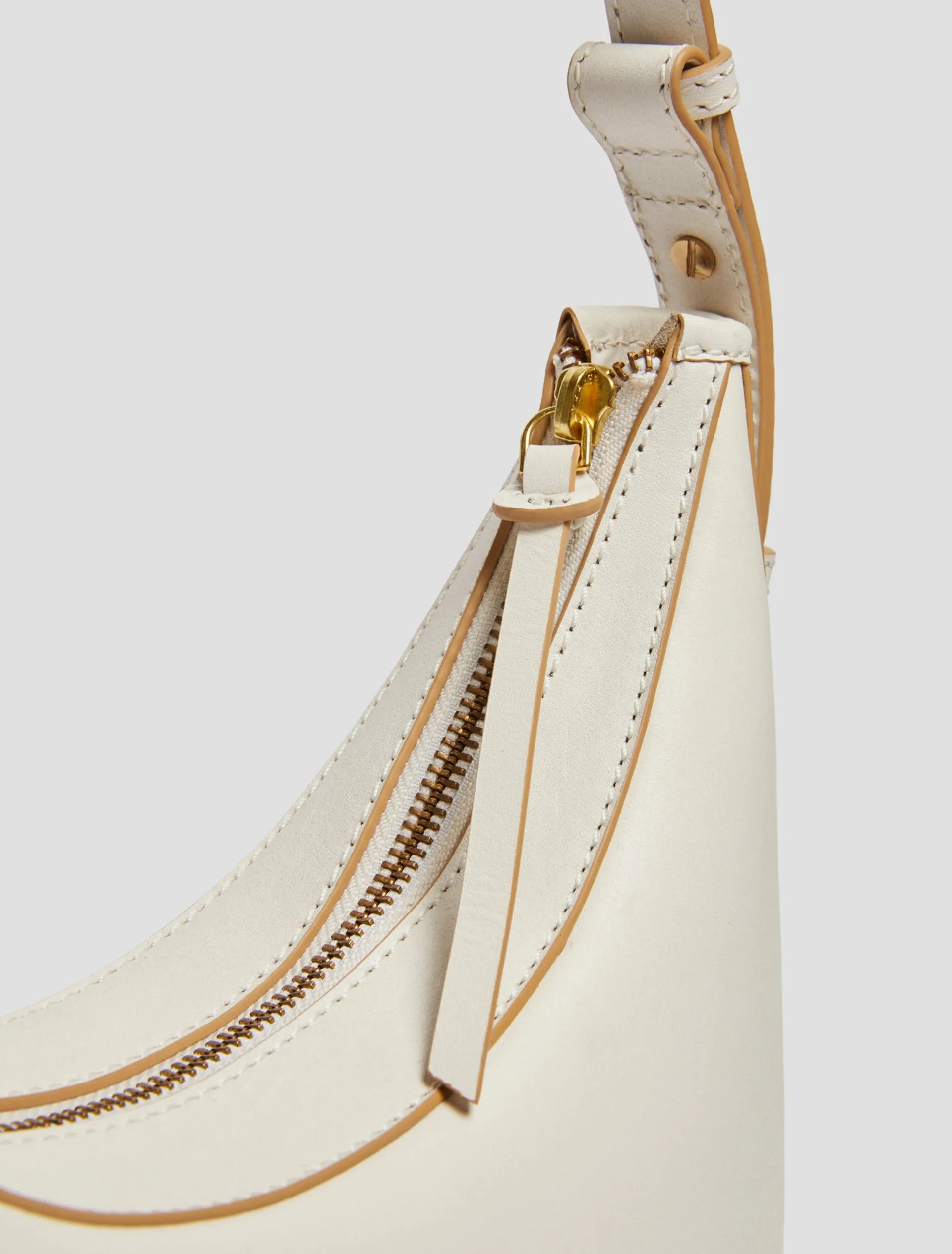 Penny Black Merce Off White Leather Handbag