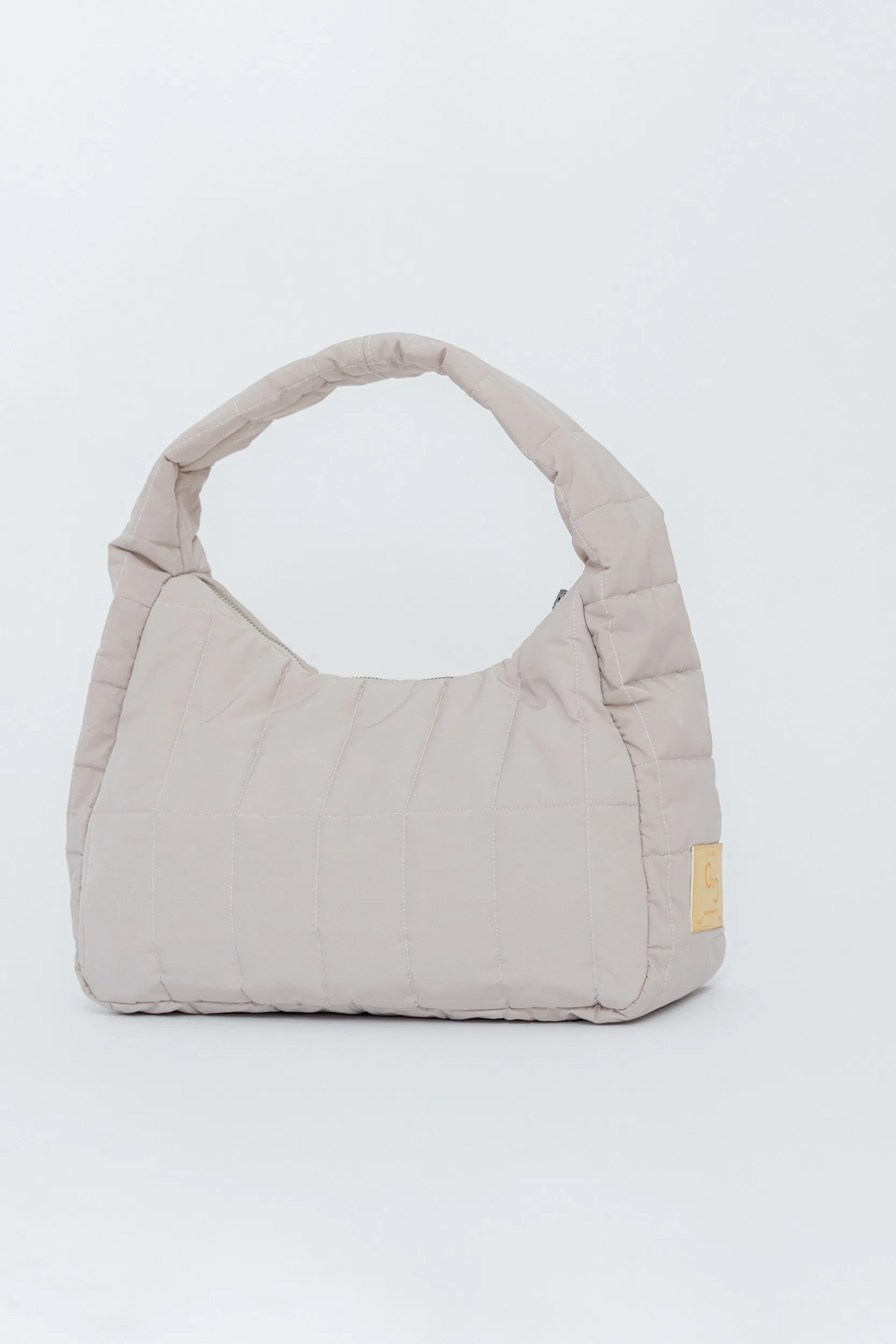 Pillow Upcycled Shoulder Bag Ashy Beige