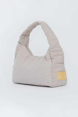 Pillow Upcycled Shoulder Bag Ashy Beige
