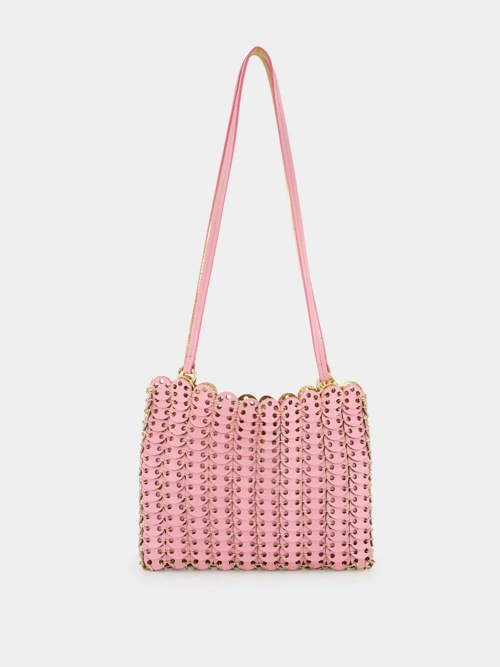 Pink and Gold 1969 Leather Flip Bag