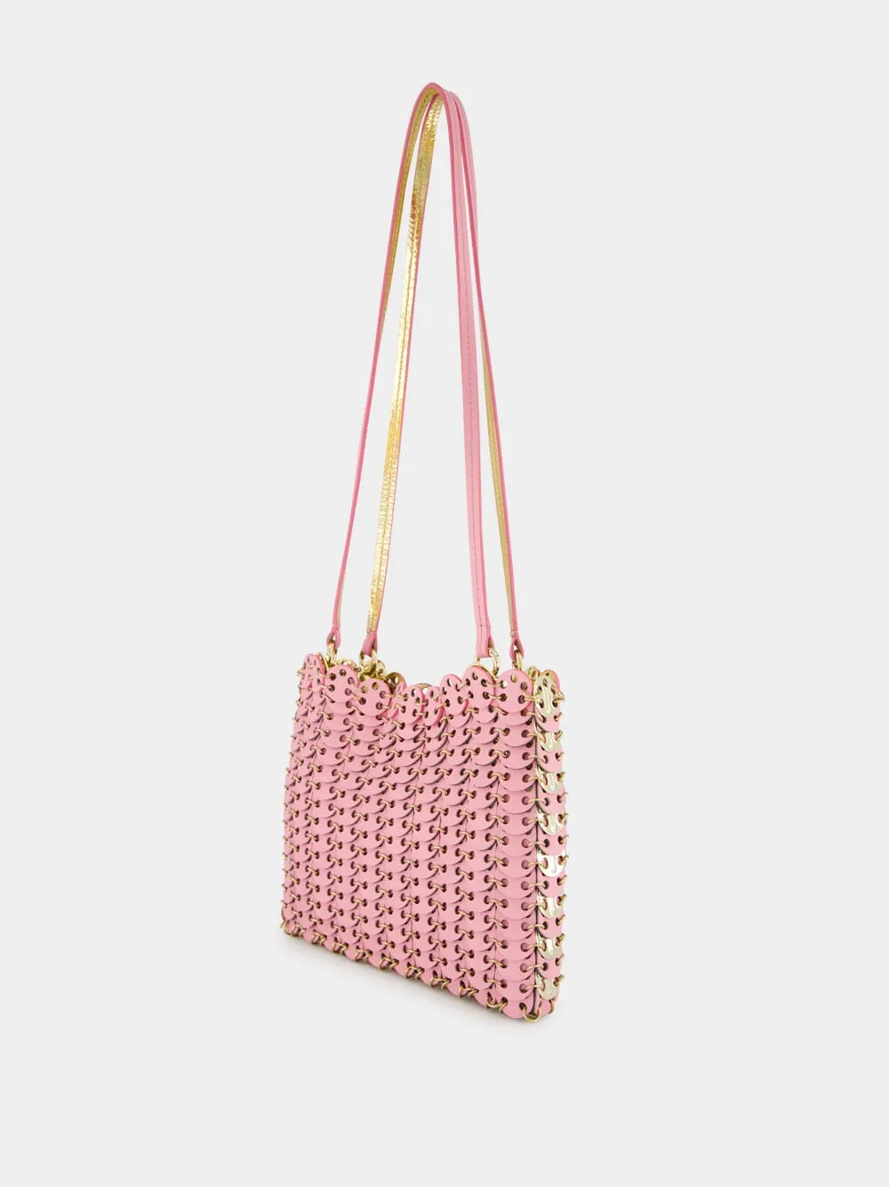Pink and Gold 1969 Leather Flip Bag