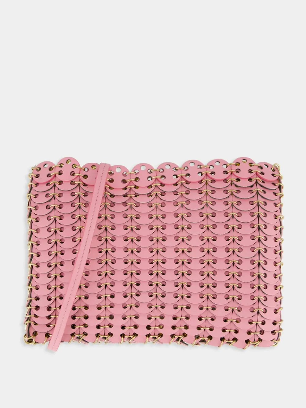 Pink and Gold 1969 Leather Flip Bag
