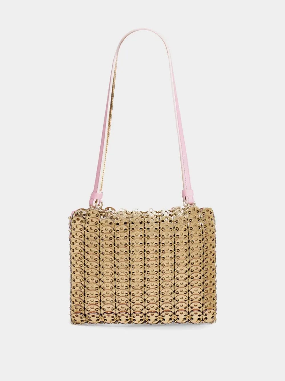 Pink and Gold 1969 Leather Flip Bag