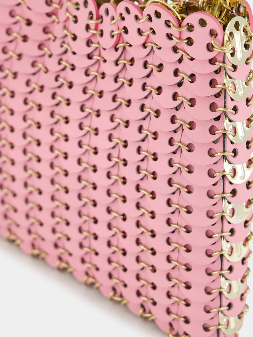 Pink and Gold 1969 Leather Flip Bag