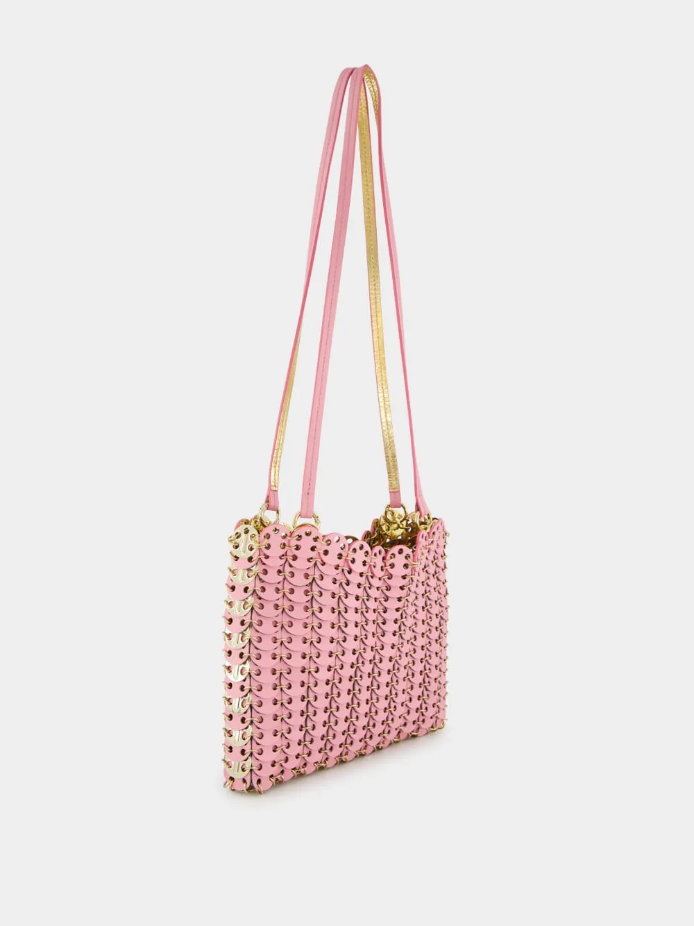 Pink and Gold 1969 Leather Flip Bag