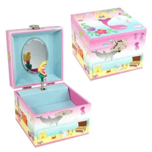Pink Poppy - Mystic Mermaid Small Music Box-Pink