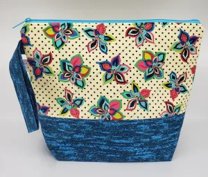 Pinwheel Flowers - Project Bag - Medium