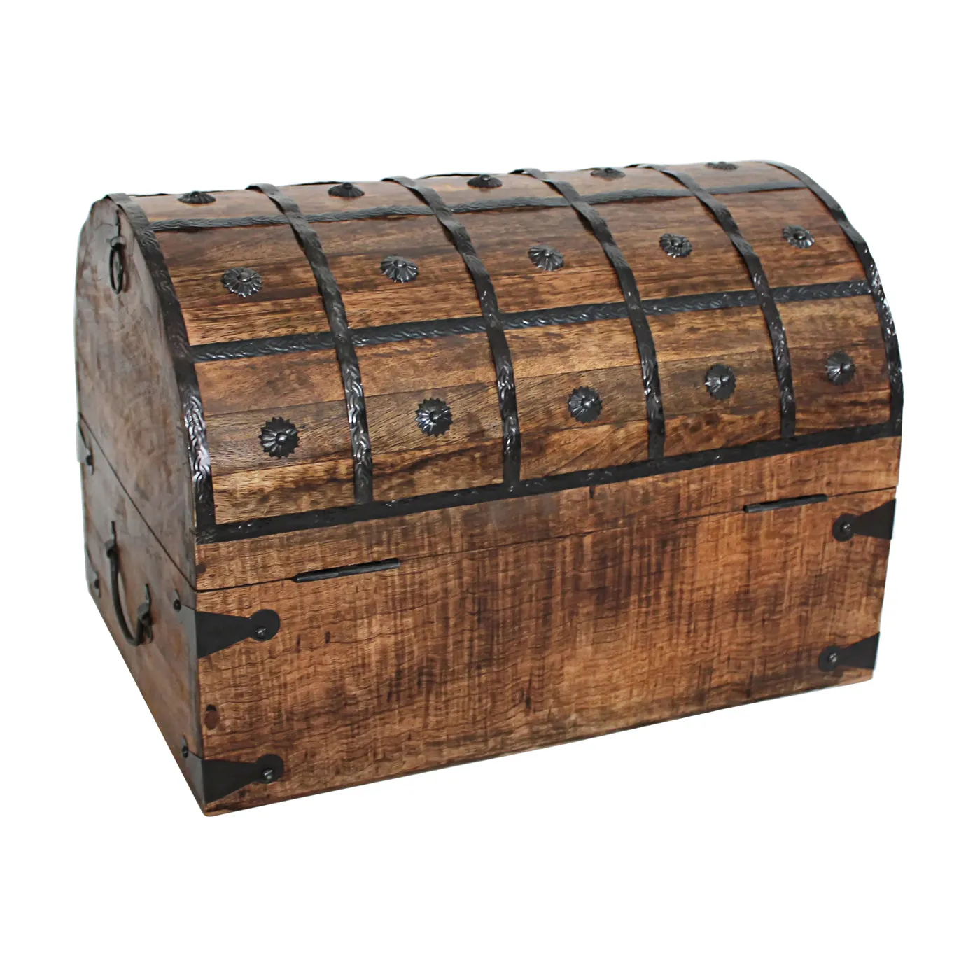 Pirate Treasure Chest with Lock and Skeleton Key - XX-Large