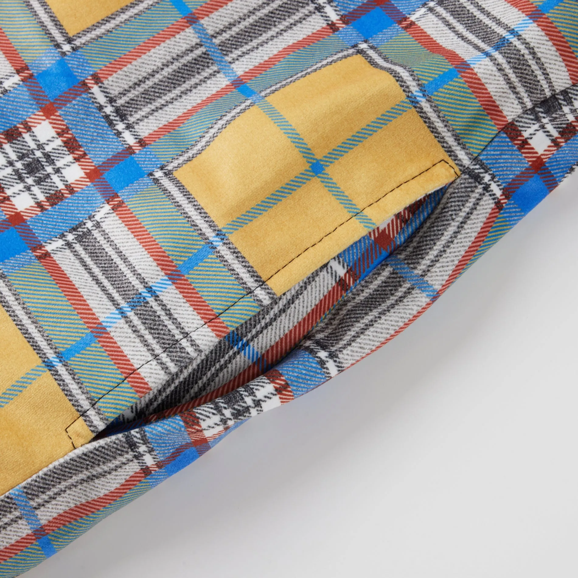 Plaid Button Down Flannel Shirt Jacket