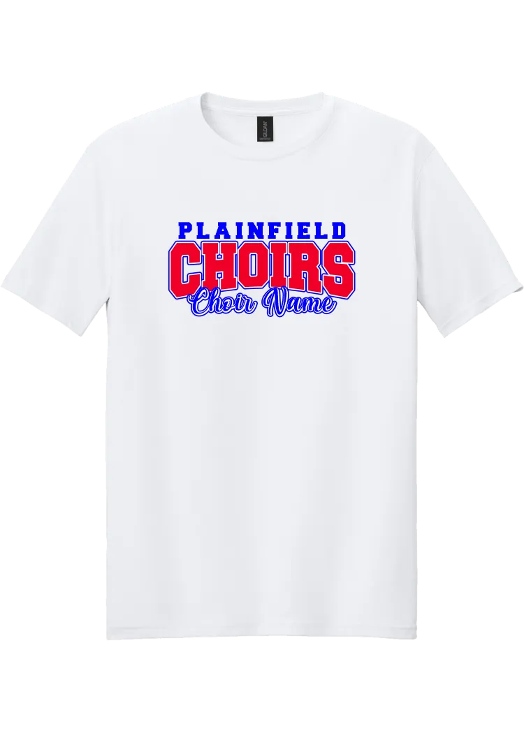 Plainfield High School Choirs Design 3 Choir Name T-shirt