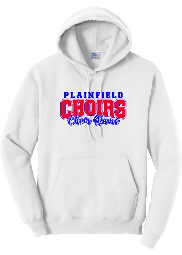 Plainfield High School Choirs Names Design 3 Hoodie