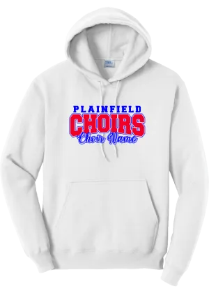 Plainfield High School Choirs Names Design 3 Hoodie