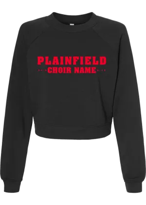 Plainfield Middle School Choir Name Design 2 Crop Pullover
