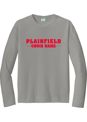 Plainfield Middle School Choir Name Design 2 Drifit Longsleeve Tee