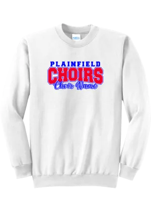 Plainfield Middle School Choirs Design 3 Choir Name Crewneck