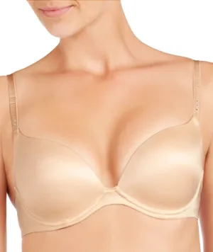 Pleasure State My Fit Smooth 200% Boost Push Up Plunge Bra - Frappe