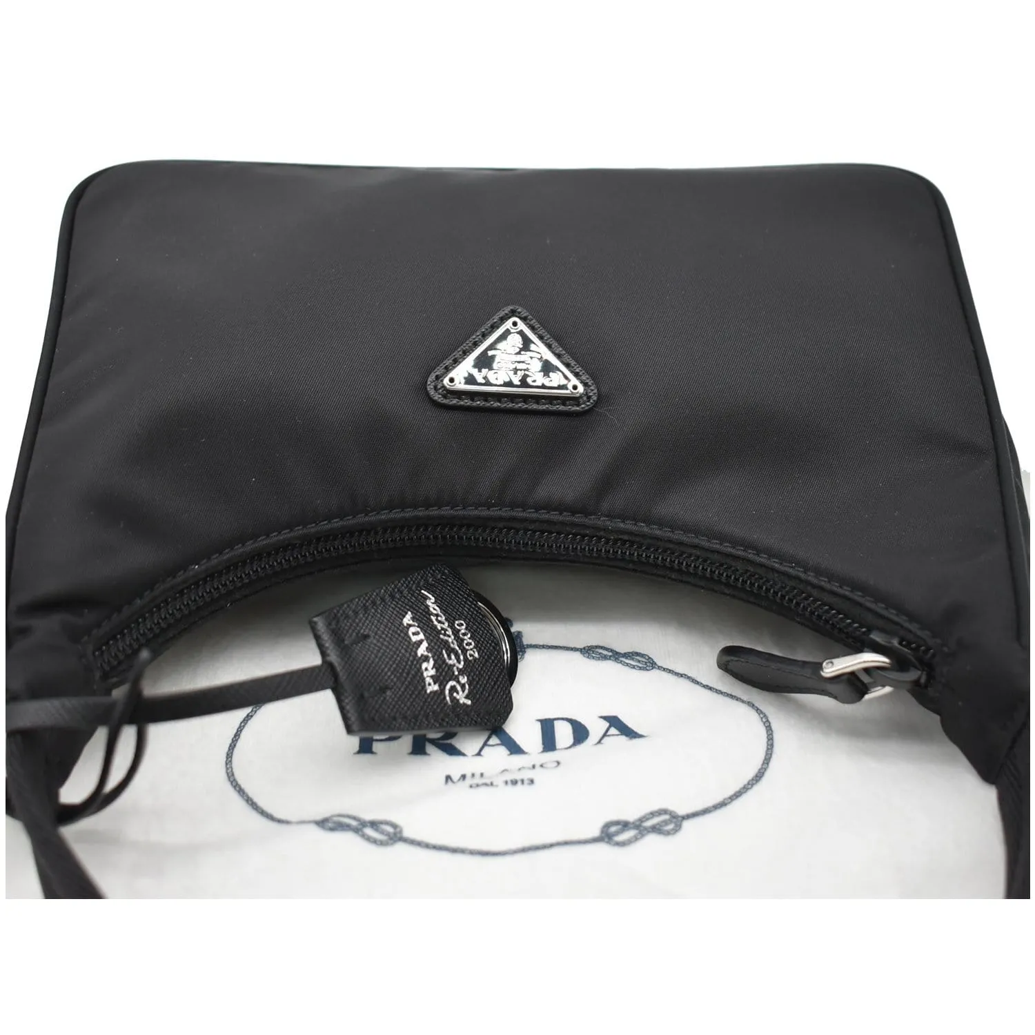 PRADA Re-Edition 2000 Mini Nylon Shoulder Bag Black
