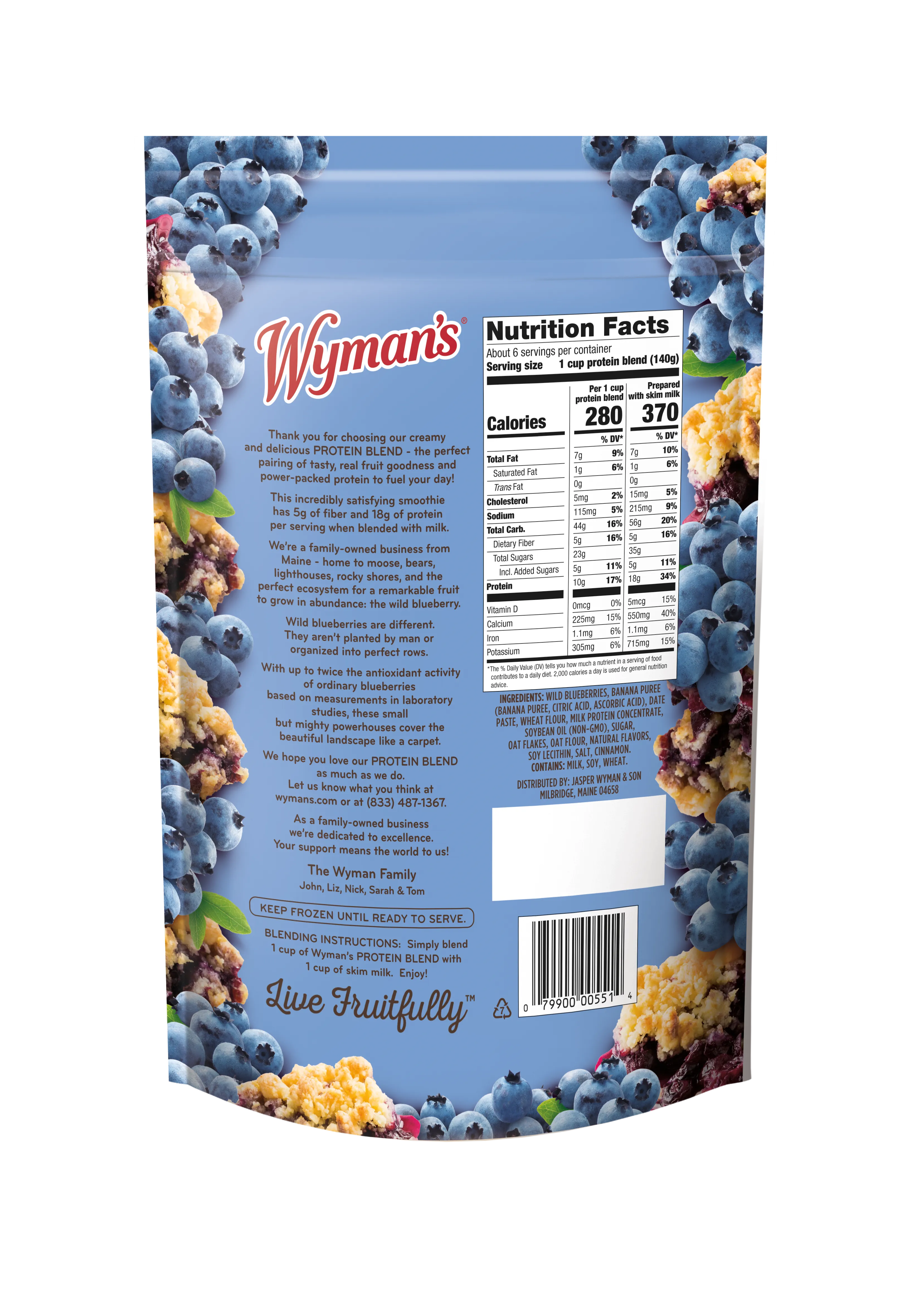Protein Blend - Wild Blueberry Crumble